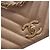 Chanel Gold Medium Chevron Iridescent Caviar Statement Flap D'oro - vista 6