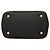 Borsa satchel in tela canapa nera con logo Prada Nero - vista 3