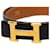 Hermès Constance H Reversibler Gürtel aus schwarzem Box- und Courchevel-Leder  - Ansicht 4
