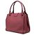 Tote Burberry de couro de bezerro de grão médio com fivela vermelha Vermelho Bordeaux - vista 2