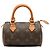Louis Vuitton Brown Monogram Mini Speedy HL Marrone