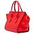 Céline Borsa Celine Red Small Smooth Calfskin Tie Knot Rosso - vista 2