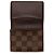 Louis Vuitton Marrón Damier Ebene Enveloppe Carte de Visite Castaño - vista 6