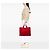 Hermès Sac Deauville MM aus rotem Canvas - Ansicht 6