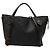 Louis Vuitton Black Monogram Mahina Hina PM Nero