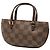 Louis Vuitton Pochette Manosque in Damier Ebene marrone - vista 2