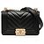Chanel Black Small Chevron Lambskin Boy Flap Nero
