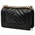 Chanel Black Small Chevron Lambskin Boy Flap Nero - vista 2
