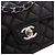 Chanel Black Small Classic Caviar Double Flap Nero - vista 5