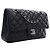 Chanel Black Small Classic Caviar Double Flap Nero - vista 6