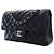 Chanel Black Small Classic Caviar Double Flap Nero - vista 7