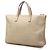 Valigetta LOEWE Goya in pelle beige con anagramma in rilievo - vista 2