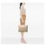 Valigetta LOEWE Goya in pelle beige con anagramma in rilievo - vista 7