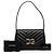Borsa a tracolla Dolce & Gabbana Black Small Quilted Lambskin Lop Nero - vista 7