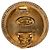 Orecchini Chanel Gold CC placcati oro rotondi con clip D'oro - vista 3