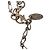 Collana Lucky Charm Chanel in ottone argentato CC e placcato oro con perle finte Argento - vista 4