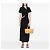 Tote in pelle marrone Burberry Caramello - vista 6