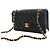 Chanel Black Small Classic Caviar Double Flap Nero - vista 3