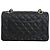 Chanel Black Small Classic Caviar Double Flap Nero - vista 4