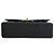 Chanel Black Small Classic Caviar Double Flap Nero - vista 5