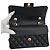 Chanel Black Small Classic Caviar Double Flap Nero - vista 7