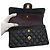 Chanel Black Small Classic Caviar Double Flap Nero - vista 8