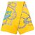 Sciarpa in seta Hermès Yellow Le Sacre du Printemps 90 Giallo