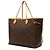 Louis Vuitton Marrone Monogram Neverfull GM - vista 2