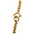 Collana con pendente a cuore Chanel Gold CC placcato oro D'oro - vista 3