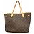 Borsa Tote Louis Vuitton Monogram Neverfull MM Marrone