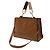 Piccola borsa a tracolla Fendi Runaway Marrone Nero - vista 3