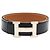 Hermès Hermes H-Belt Reversibler Gürtel aus Box-Calf-Leder Braun Schwarz