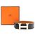 Hermès Hermes H-Belt Reversibler Gürtel aus Box-Calf-Leder Braun Schwarz - Ansicht 10