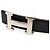 Hermès Hermes H-Belt Reversibler Gürtel aus Box-Calf-Leder Braun Schwarz - Ansicht 4