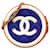 Borsa a tracolla Chanel blu e rossa Rosso