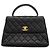 Borsa Chanel Matelassé in pelle di agnello Nero