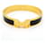 Hermès Bracciale Hermes Bangle Clic Clac PM GP Plated Gold Black Nero D'oro  - vista 4