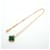 Van Cleef & Arpels Alhambra Necklace in 18K Yellow Gold with Malachite Green  - view 3