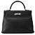Hermès Borsa Hermes Kelly 32 in pelle Ardennes nera Nero