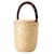 Céline Borsa in Raffia Celine Marrone - vista 2