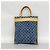 Borsa Tote Piatta Louis Vuitton Monogram Denim Blu - vista 11