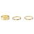Anello a fascia oro e rosa Christian Dior D'oro - vista 3