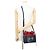 Borsa a tracolla Gucci Horsebit 1955 Rosso Blu navy - vista 3