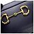Borsa a tracolla Gucci Horsebit 1955 Rosso Blu navy - vista 8