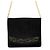 Bolso de hombro con cadena de ante negro Salvatore Ferragamo