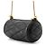 Micro borsa a tracolla con catena Yves Saint Laurent Nero - vista 2