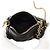 Micro borsa a tracolla con catena Yves Saint Laurent Nero - vista 5