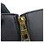 Borsa Loewe Hammock Compact in pelle e rafia Nero Arancione - vista 10