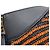 Borsa Loewe Hammock Compact in pelle e rafia Nero Arancione - vista 7