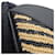 Borsa Loewe Hammock Compact in pelle e rafia Nero Arancione - vista 9